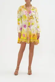 TIERED SHIRT DRESS HOW DOES YOUR GARDEN GROW