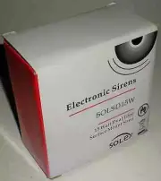 SOLEX 15W SOLSD15WS WARNING SIREN HORN DUAL TONE 6-14VDC