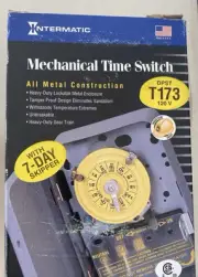 intermatic T173 DPST 7 Day Mechanical Timer Including Enclosure