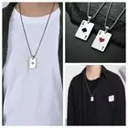 Hip Hop Statement Poker Card Ace of Spades Necklace Playing Cards Jewelry