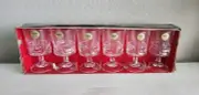 Vintage Cristal D’Arques Stemware, Optic, Made In France from 1960s NEW Set Of 6