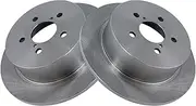TRQ Rear Disc Brake Rotor Pair Set for 2005-2009 Subaru Legacy without Turbo & GT Models / 2005-2009 Subaru Outback