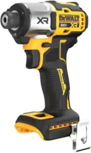 DEWALT DCF845B 20V MAX XR Impact Driver, Brushless, 1/4", 3-Speed, Tool Only