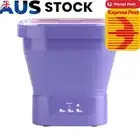 Foldable Washing Machines Household Mini Small Portable Washer for Panties (B)