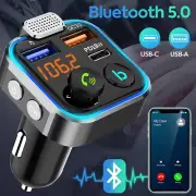 Wireless Bluetooth FM Transmitter Player Car Adapter Noise Cancelling Hands-Free