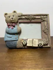 Figi Graphics Teddy Bear w/ Book and 2 Letter Blocks fits 3.5x5/ Cropped to 3x4