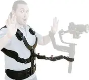 DF DIGITALFOTO Thanos Universal Gimbal Support Vest - Lightweight, Compatible with RoninS, Zhiyun Crane 2, Moza Air2, Payload 4.5-11 lbs