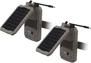 Stealth Cam Sol-Pak Solar Battery, 12V Solar Panel, Rechargeable Battery and 3M Insulated Cable, Compatible with All Wireless/Mobile Trail Cameras (Pack of 2)