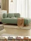 Velvet Chaise Lounge Daybed 1.5M/1.8M Sofa Chair 6 Colours