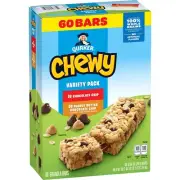 Quaker Chewy Variety Pack, Chocolate Chip & Peanut Butter Chocolate Chip (60 Ct)
