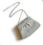 [Frewahmesh] Women's Evening Clutches Metal Mesh Party Purse Bag