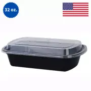 32 oz BPA-Free Plastic Food Storage Container