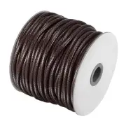 Beading Thread Bracelet Weave Craft Cord 5mm 36M/Roll, Dark Brown