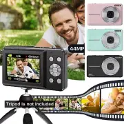 44MP Digital Camera For Kids FHD 1080P Compact Point And Shoot Camera With