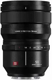 LUMIX S PRO 50mm F1.4 Lens, Full-Frame L Mount, Leica Certified, Dust/Splash/Freeze-Resistant for Panasonic LUMIX S Series Mirrorless Cameras - S-X50 (USA)