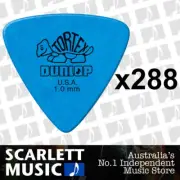 288 x Jim Dunlop Tortex Triangle 1.00MM ( 1mm ) Gauge Guitar Picks *NEW*