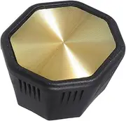 Milisten Badminton Racket Back Cover Tennis Grip End Cap Tennis Racket Accessory Handle End Cap Replacement Paddle Cover Badminton Accessories Plastic Golden