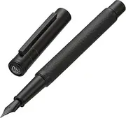 HONGDIAN Matte Black Forest Fountain Pen Extra Fine Nib Classic Design with Converter and Metal Gift Box Set