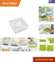 Fridge Drawer Organizer, Retractable Drawer Refrigerator Storage Box, Unique ...