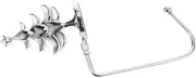LABRIMP Mantel Stocking Hooks Christmas Stocking Holder Iron Ornament Hooks for Decor Mantel Stocking Hangers Stocking Hanger for Mantel