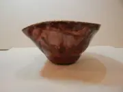 Rustic textured RAKU ceramic clay pottery R-19-102