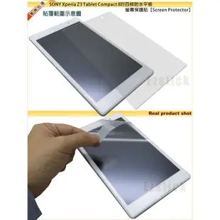 【EZstick】SONY Xperia Z3 Tablet 8吋靜電式平板LCD液晶螢幕貼 (高清霧面)