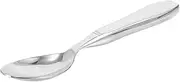 CANIGHT Elderly Spoon Elderly Tableware Adaptive Utensils Dinnerware Dinner Spoon Serving Spoon Eating Spoon Heavy Duty Spoon Utensils for Disabled Weighted Utensil Silver Stainless Steel