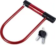 Handy Hardware U Lock Heavy Duty Keyed Bike Long Shackle 18cm x 17cm x 1.5cm