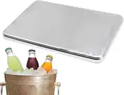 Ice Packs for Lunch Boxes - Stainless Steel Freezer Pack,Quick Freeze Camping Accessories for Cooler Lunch Bags Beachgoers Sporting Events Picnics