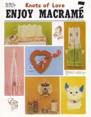 Vtg Enjoy Macrame Jan/Feb 1981 Vol. 5 No. 1 Newsletter Valentine's Heart Pattern
