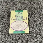 1995 Longaberger Pottery Bunny Easter Cookie Mold Rabbit Unused Grandpa Herbie