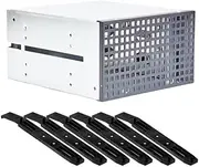 Dpaaoyer 3-Bay Hard Drive Cage Rack 2xOptical Drive Space to 3x3.5 Inch Hard Drive Space 2 Chassis Drives in The Chassis