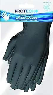 Protech Protective Latex Gloves - Small/Medium 3 Pairs