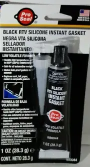 1 PRO SEAL 79005 BLACK RTV Silicone Instant Gasket Safe On All Automotive Models