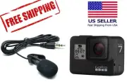 3.5mm External Microphone for GoPro Hero 7 Black - Active Clip