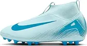 [Nike] Boy's Jr Zoom Superfly 10 Academy Ag Sneaker, Glacier Blue Blue Orbit, 5 US
