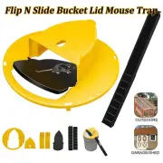 Reusable Flip N Slide Bucket Lid Mouse Trap Automatic Mouse Trap Rat Catcher
