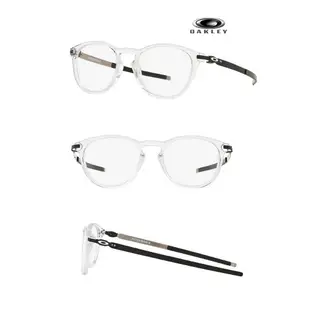 【原廠公司貨】Oakley PITCHMAN R A 亞洲版 時尚圓框光學眼鏡 薄鋼鏡臂 OX8105F 03 透明框面