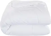 Royal Comfort Quilt Duvet Blanket 800GSM Winter Weight Ultra Warm Breathable (White, Queen)