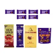 10x Cadbury Indulgence Kids Chocolate Showbag w/Toblerone/Almond/Old Gold Dark