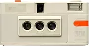 3D Film Camera Built-in Flash - 35mm Reusable Dimensional Film Camera,White