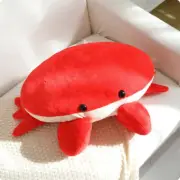 Simulation Sea Animal Bread Crab Plush Toy Funny Doll Stuffed Cartoon Pillow Red