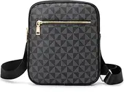[XIKIBEA] Crossbody Bag for Mens, Men's commuter shoulder bag, Travel bag Work Business Small men's satchel