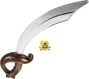 GLSTOY 1 Set Pirate Knife Costume Pirate Sword Swords for Dark Brown Plastic