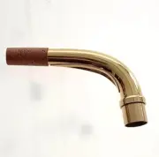 1pc Baritone saxophone neck gold lacquer brass 21mm/21.5mm/22mm/22.5mm