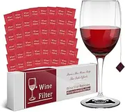Wine Filter Removes Sulfites and Histamines to Prevent Headaches, Nausea and Wine Allergy Symptoms (48 Packs)
