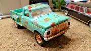 1967 Mercury m-100 PICKUP TRK CUSTOM weathered Model car junker 1:64 M@ MACHINES