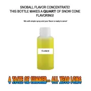 CUSTARD MIX Snow CONE/SHAVED ICE Flavor QUART #1 CONCESSION SUPPLIES