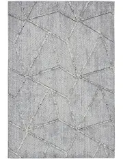 [Miss Amara] Soraya Abstract Textured Rug in Grey