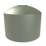 Melro Tanks 2200L Mist Green Round Squat Poly Water Tank